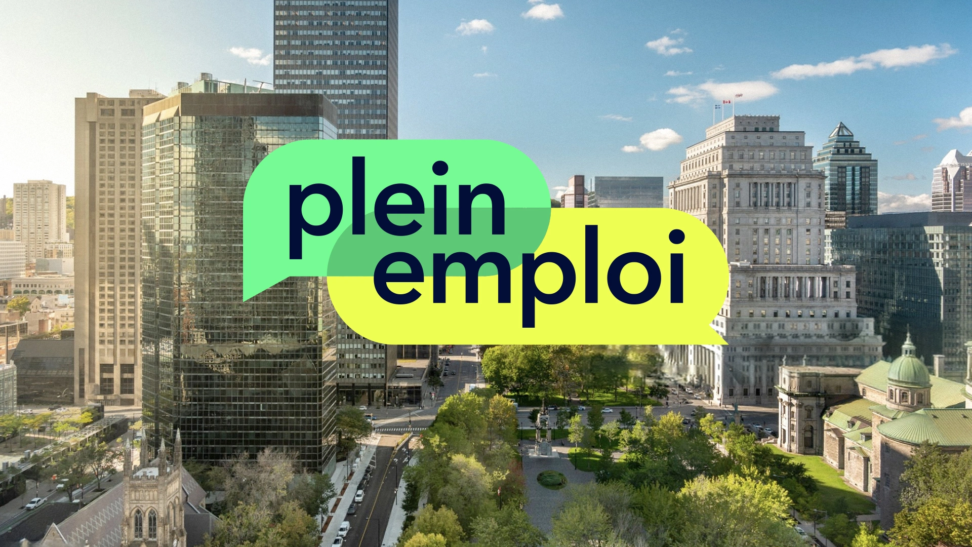 Plein Emploi key visual by Alfa by Design